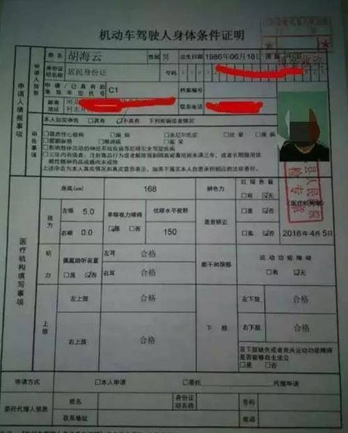 学车单视力障碍（学车体检单眼视力不够）